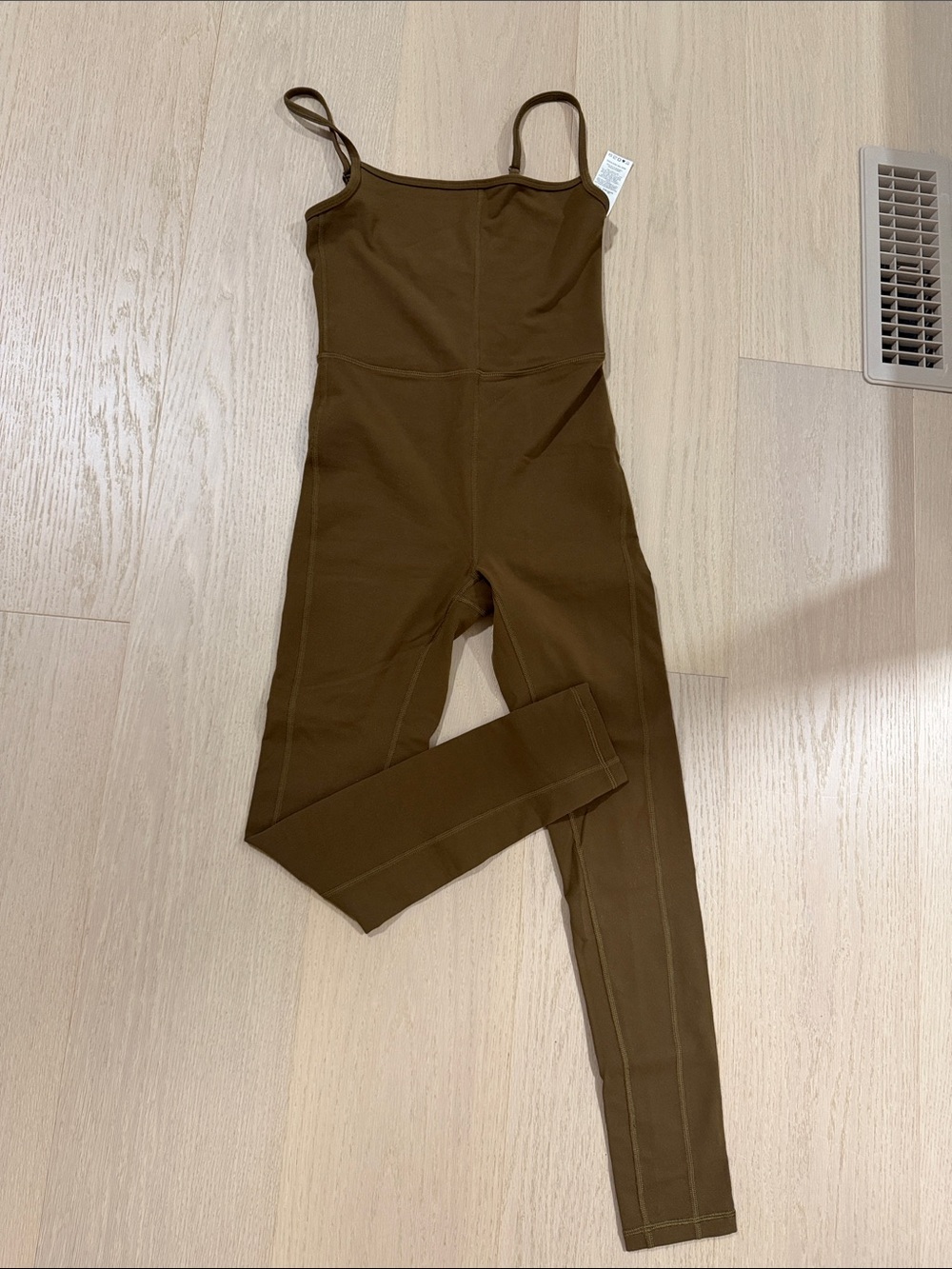 Wilfred Olive Brown Slim-Strap Jumpsuit